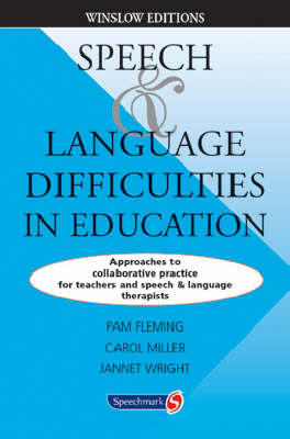 Book cover for Speech and Language Difficulties in Education