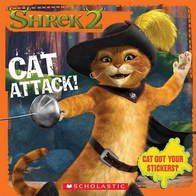 Book cover for "Shrek 2" Cat Attack!