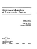 Book cover for Environmental Analysis of Transportation Systems