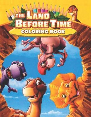 Book cover for The Land Before Time Coloring Book