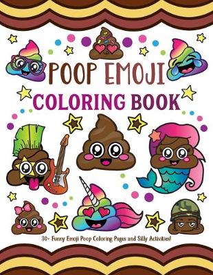 Book cover for Poop Emoji Coloring Book