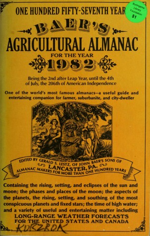 Book cover for Baers Almanac 1982