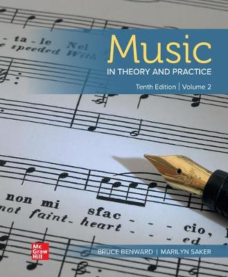 Book cover for Loose Leaf for Music in Theory and Practice, Volume 2