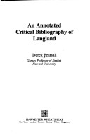 Book cover for Annotated Critical Bibliography of Langland