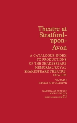 Book cover for Theatre at Stratford-Upon-Avon [2 volumes]