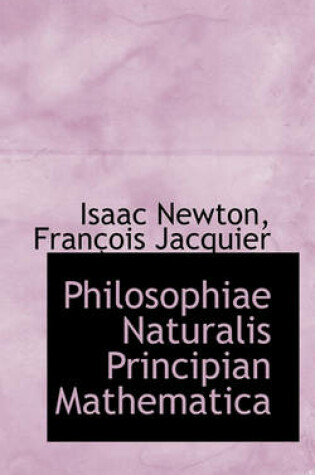 Cover of Philosophiae Naturalis Principian Mathematica