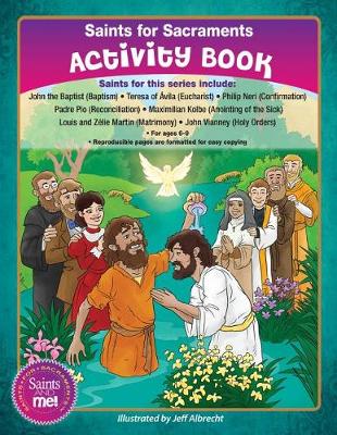 Book cover for Saints for Sacraments Activity Book