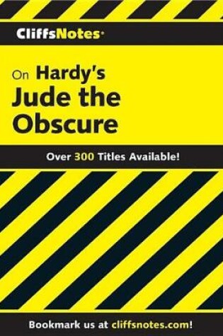 Cover of Cliffsnotes on Hardy's Jude the Obscure