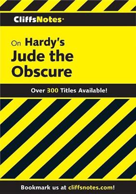 Book cover for Cliffsnotes on Hardy's Jude the Obscure