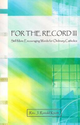 Book cover for For The Record III