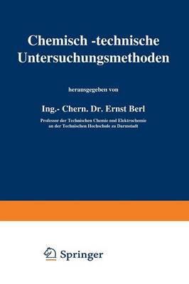 Book cover for Chemisch-technische Untersuchungsmethoden