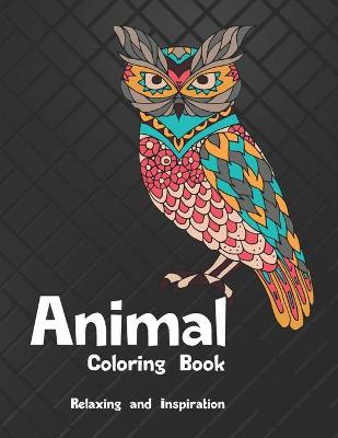 Book cover for Animal - Coloring Book - Relaxing and Inspiration