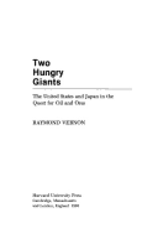 Cover of Two Hungry Giants