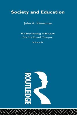 Book cover for Early Sociology Education Vol4