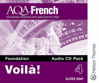 Book cover for Voila! 4 for AQA Foundation Audio CD Pack