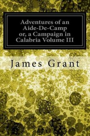 Cover of Adventures of an Aide-De-Camp or, a Campaign in Calabria Volume III
