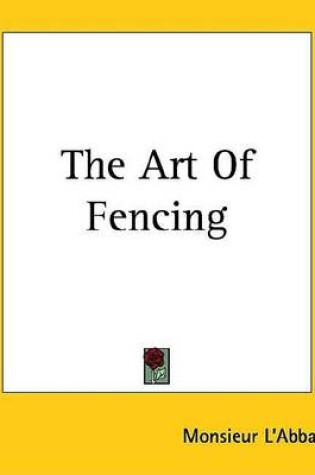 Cover of The Art of Fencing