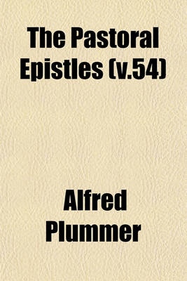 Book cover for The Pastoral Epistles (V.54)