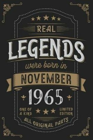 Cover of Real Legends were born in November 1965