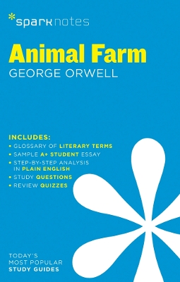 Book cover for Animal Farm SparkNotes Literature Guide