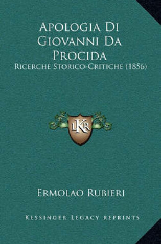 Cover of Apologia Di Giovanni Da Procida