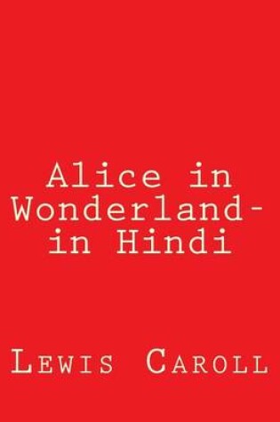 Cover of Alice in Wonderland- in Hindi