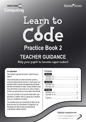 Book cover for Learn to Code Teacher's Notes 2