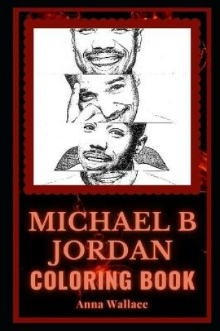 Cover of Michael B Jordan Coloring Book