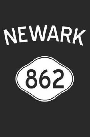 Cover of Newark Notebook - New Jersey Gift - Area Code Newark Journey Diary - New Jersey Travel Journal