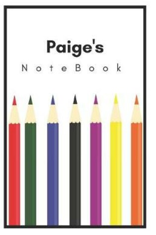 Cover of Paige's Notebook