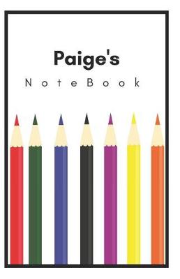 Book cover for Paige's Notebook