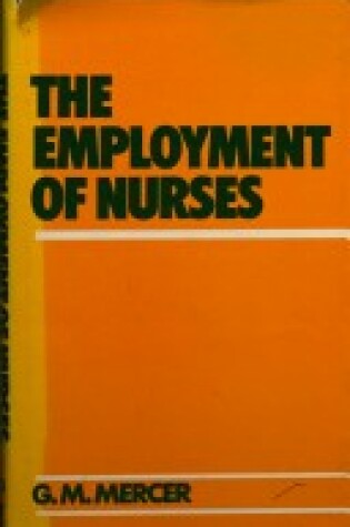 Cover of Employment of Nurses