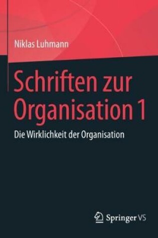 Cover of Schriften zur Organisation 1