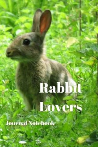 Cover of Rabbit Lovers Journal Notebook
