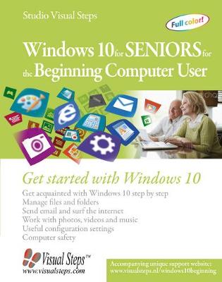 Book cover for Windows 10 for Seniors for the Beginning Computer User