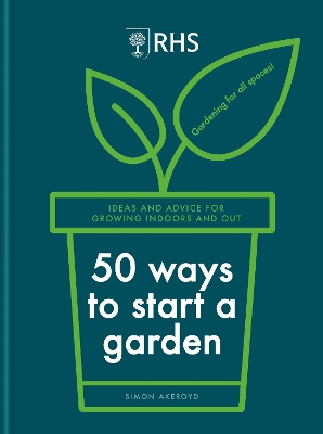 Book cover for RHS 50 Ways to Start a Garden