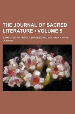 Cover of The Journal of Sacred Literature (Volume 5)