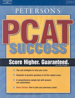 Book cover for Pcat Success 2005