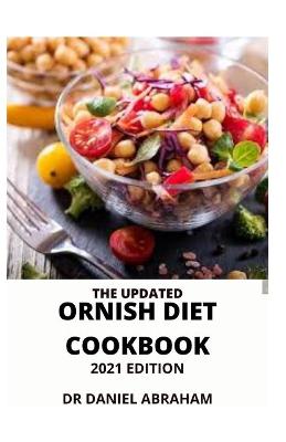 Book cover for The Updated Ornish Diet Cookbook. 2021 Edition