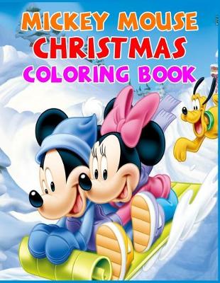 Cover of Mickey Mouse Christmas Coloring Book