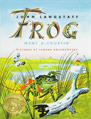 Book cover for Frog Went A-Courtin'
