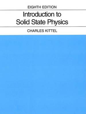 Book cover for Introduction to Solid State Physics