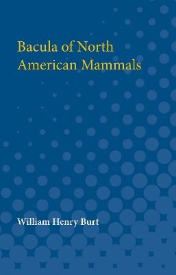 Book cover for Bacula of North American Mammals