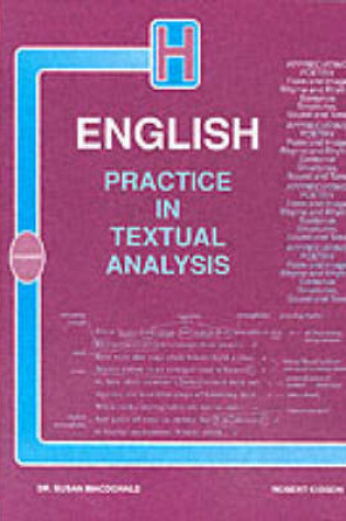 Cover of Practice in Textual Analysis Higher English