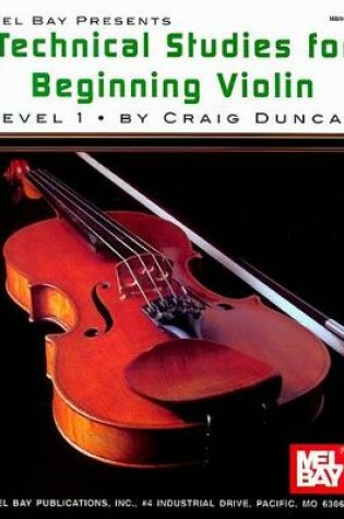 Cover of Technical Studies For Beginning Violin