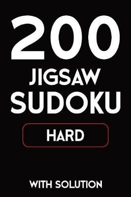 Book cover for 200 Jigsaw Sudoku Hard With Solution