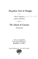 Cover of Hypolitus Earl of Douglas