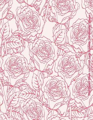 Cover of Pink Flowers Bloom 2017-2018 Large Academic Year Monthly Planner