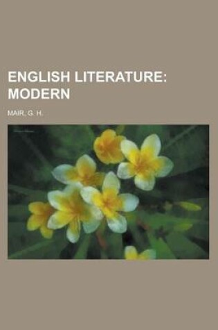 Cover of English Literature; Modern