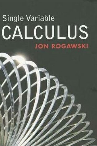 Cover of Single Variable Calculus: Early Transcendentals